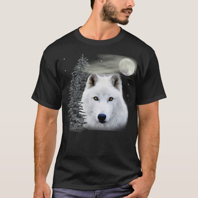 arctic snow wolf T-Shirt (Front)