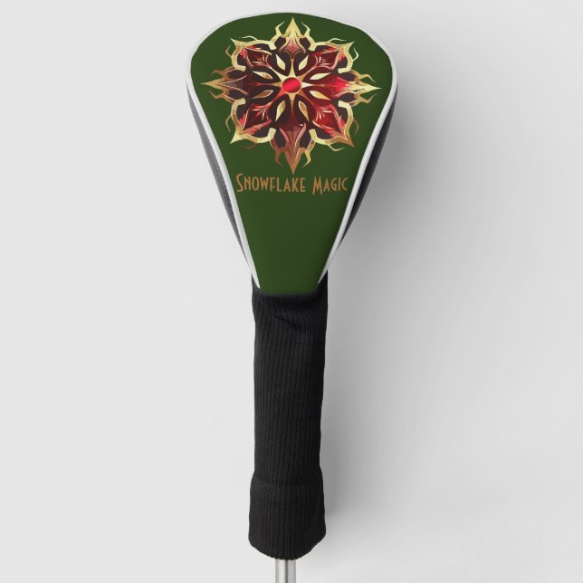 Arctic Sparkle Golf Head Cover (Front)