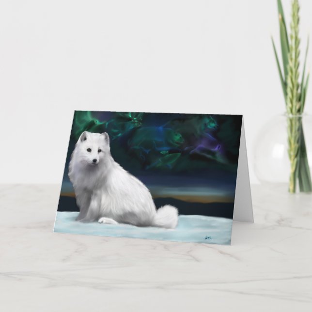 Arctic spirit  greeting card (Front)