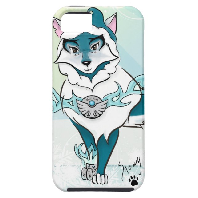 Arctic Spirit Wolf iPhone 5 Case (Back)