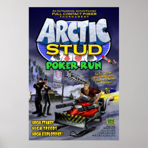 Arctic Stud Poker Run Poster