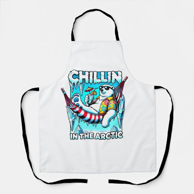 Arctic Vacation Apron (Front)