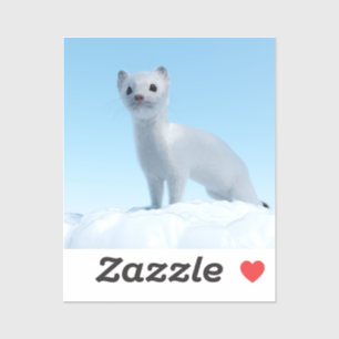 Arctic Weasel Charm