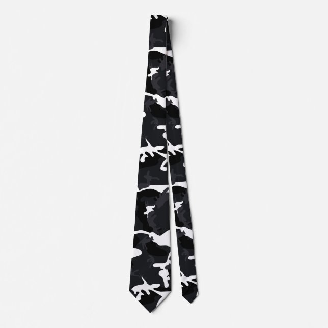 Arctic White Highlights Camo Tie (Front)