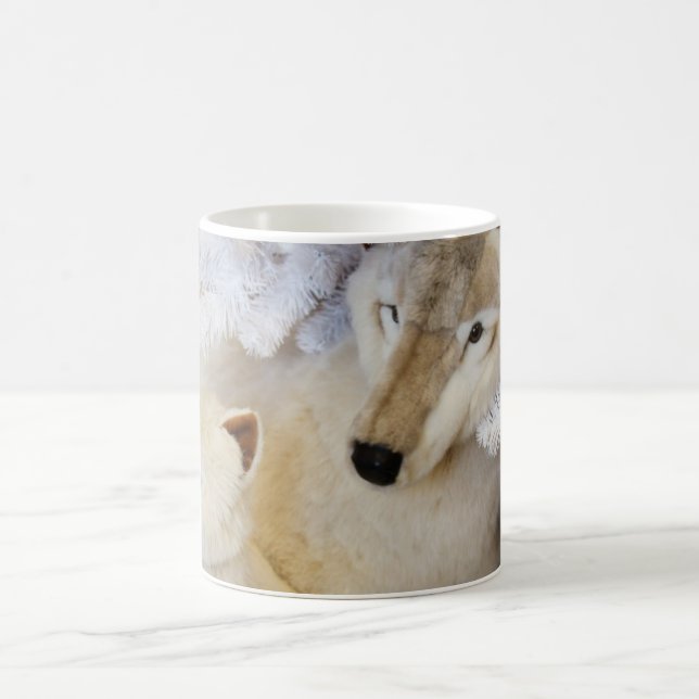 Arctic Wolf Ceramic Mug (Center)