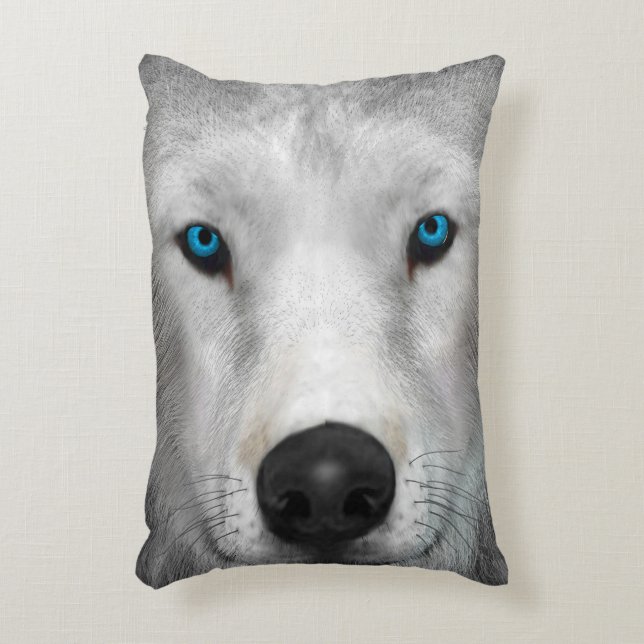Arctic Wolf Decorative Cushion (Front(Vertical))