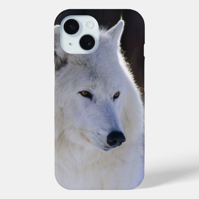 Arctic Wolf Face Case-Mate iPhone Case (Back)