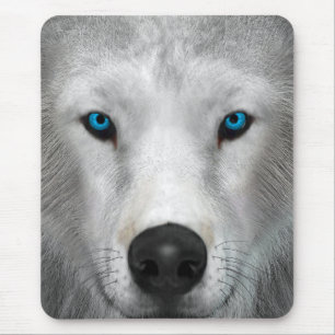 Arctic Wolf Mouse Pad