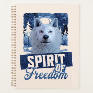 Arctic Wolf Spirit of Freedom Wildlife Design Planner