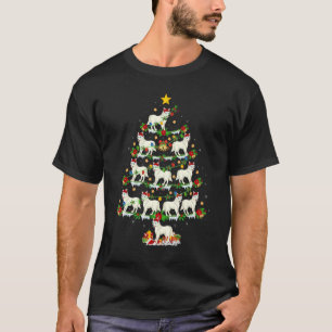 Arctic Wolf  Xmas Lights Arctic Wolf Christmas Tre T-Shirt