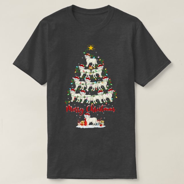 ArcticWolf Lover Matching Santa ArcticWolf Christm T-Shirt (Design Front)