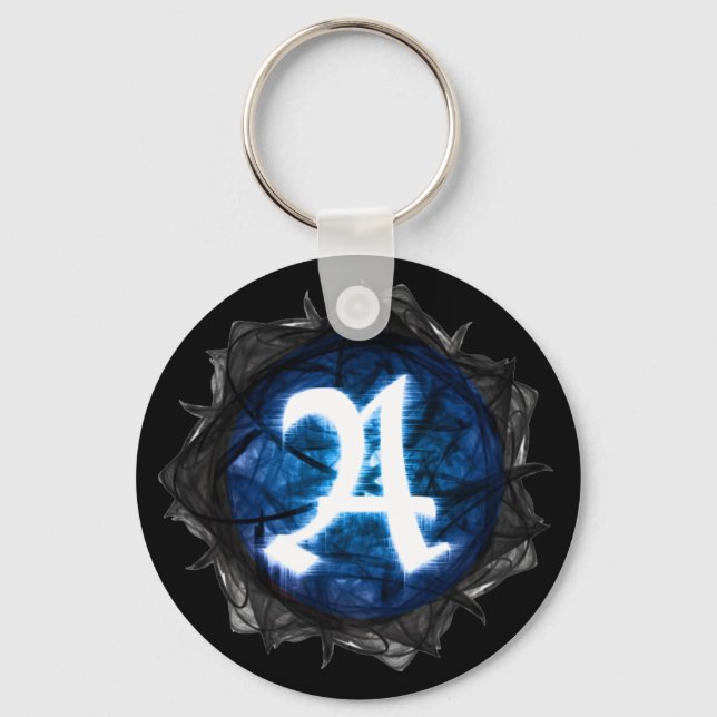 Arctiris Key-Chain Blue Key Ring (Front)