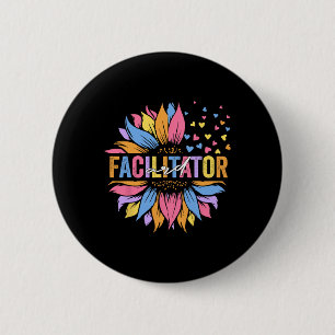 Ard Facilitator Special Education Sunflower  6 Cm Round Badge