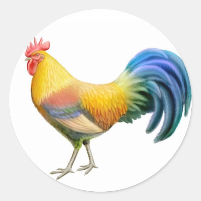 Ardenner Rooster Sticker (Front)