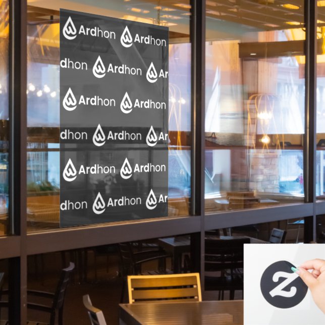 Ardhon brand merch - wear your style, your way (Restaurant Window)