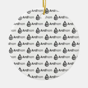 Ardhon brand merch - wear your style, your way ceramic tree decoration