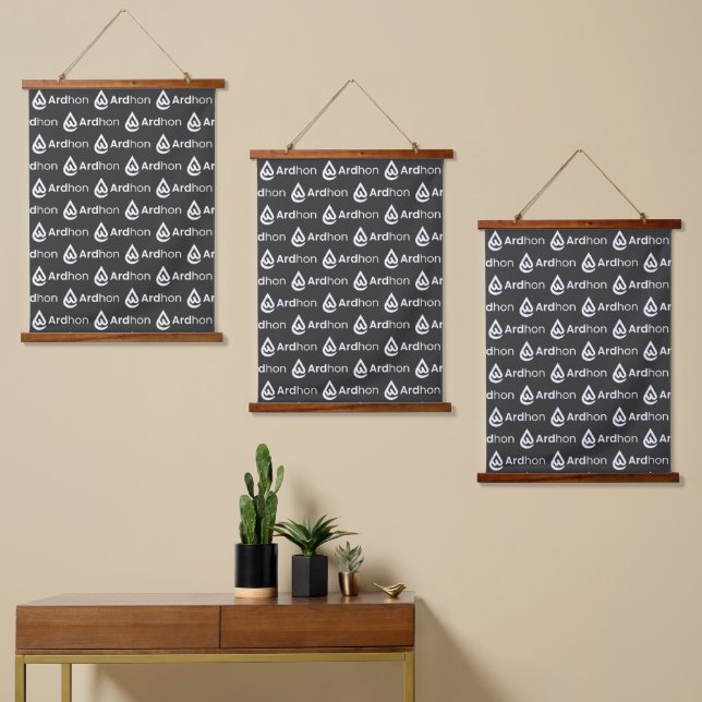 Ardhon brand merch - wear your style, your way hanging tapestry (Asymmetrical)