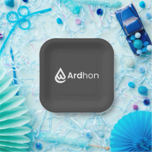 Ardhon brand merch - wear your style, your way paper plate