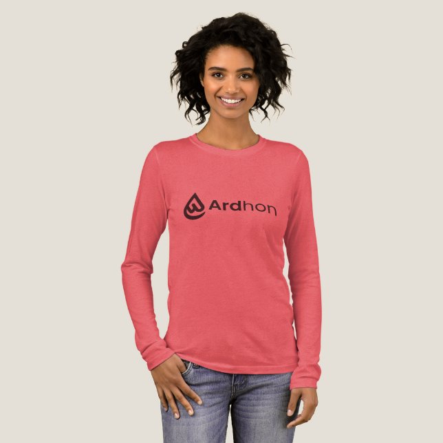 Ardhon brand merch - wear your style, your way Tri-Blend shirt (Full Front)