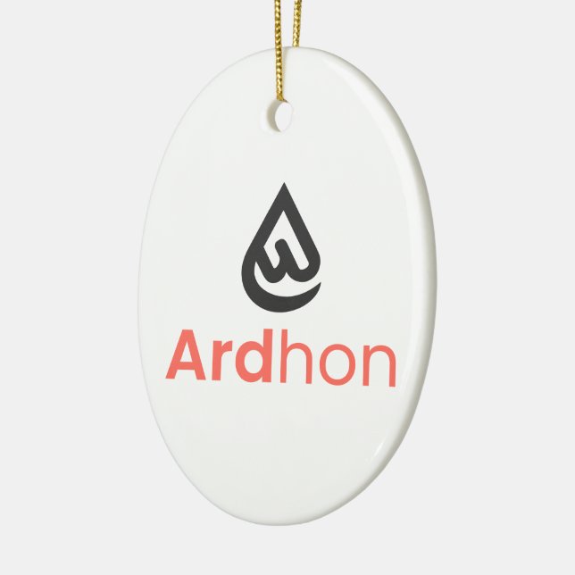 Ardhon - wear your style, your way ceramic tree decoration (Left)