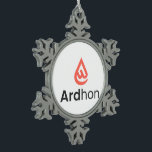 Ardhon - wear your style, your way snowflake pewter christmas ornament<br><div class="desc">Ardhon - wear your style,  your way!</div>