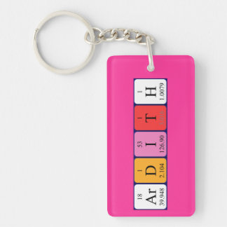 Ardith periodic table name keyring