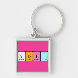 Ardith periodic table name keyring