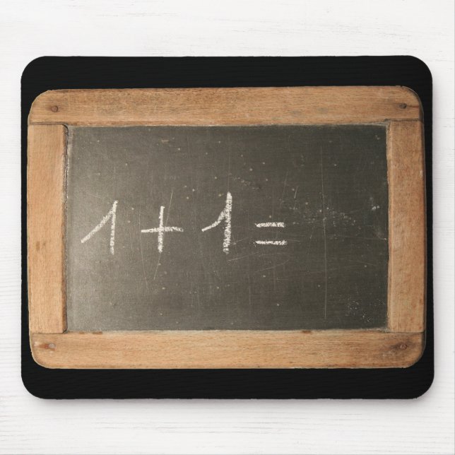 Ardoise #04 - Mathematical Lessons Mouse Pad (Front)