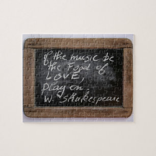 Ardoise - W; Shakespeare's Quote - Jigsaw Puzzle