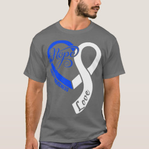 ARDS Awareness Hople Love Heart Ribbon Happy Valen T-Shirt