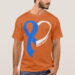 ARDS Awareness Hople Love Heart Ribbon Happy Valen T-Shirt