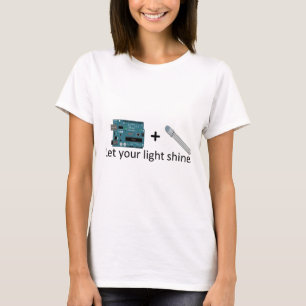 Arduino + RGB LED = Inspiration T-Shirt