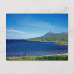 Ardvreck Castle Scotland Postcard