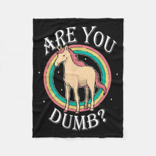 Are Dumb Funny Quotes Sayings Sarcasm Sarcastic Fleece Blanket