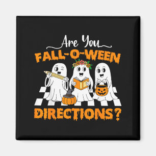 are Fall O Ween Directions Funny Teacher Halloween Magnet