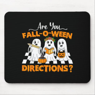 are Fall O Ween Directions Funny Teacher Halloween Mouse Pad