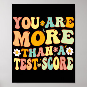 Are More Than A Test Score Groovy Teacher Testing  Poster