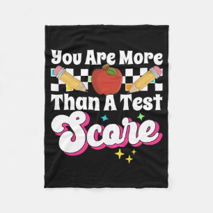 Are More Than A Test Score Test Day  Fleece Blanket
