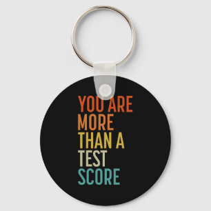 Are More Than A Test Score Vintage Teacher Testing Key Ring