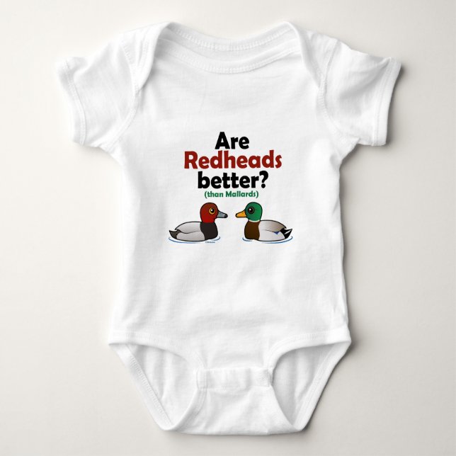 Are Redheads better? Baby Bodysuit (Front)