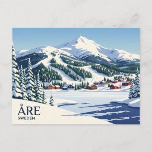 Åre Ski Resort Sweden Postcard