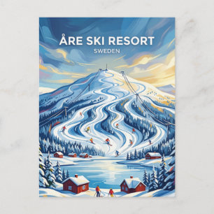 Åre Ski Resort Sweden Postcard