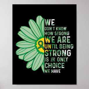 Are Strong- Bile Duct Cancer Awareness Supporter R Poster