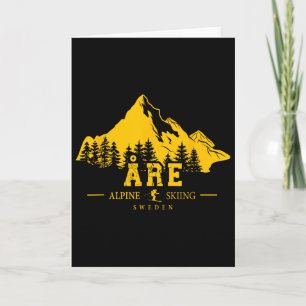 Åre Sweden Ski Resort Alpine Skiing Swedish Are So Card