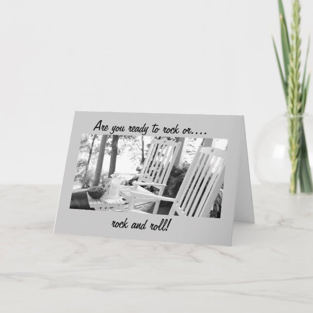 ARE U READY TO ROCK-OR ROCK AND ROLL-BIRTHDAY CARD (Front)