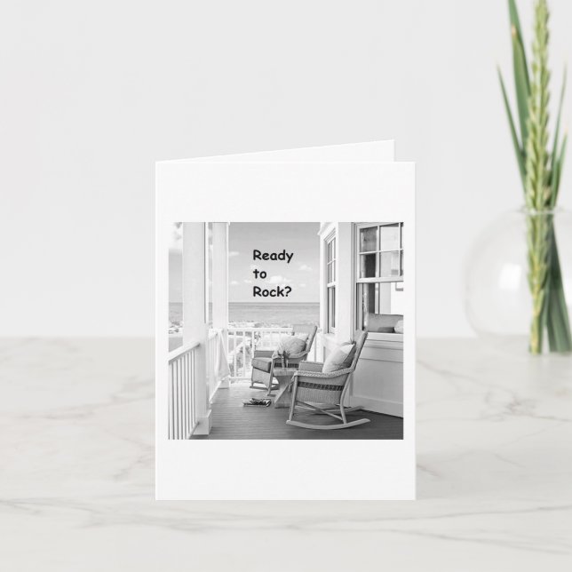 ARE WE GOING TO 'ROCK OR ROLL' ON 'OUR' BIRTHDAY CARD (Front)