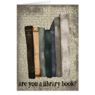 Are you a Library Book? Vintage Valentine's