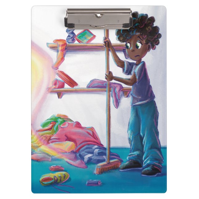 Are You Bored? Kids Checklist Clipboard (Front)