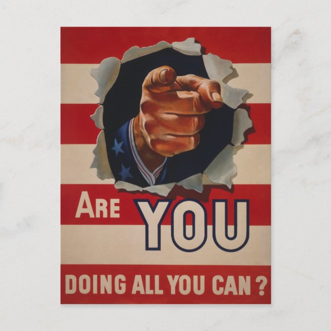 Are you doing all you can? postcard (Front)