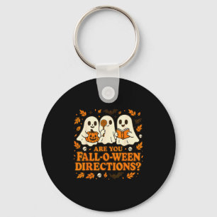 Are You Fall-o-ween Direction Funny Teacher Hallow Key Ring